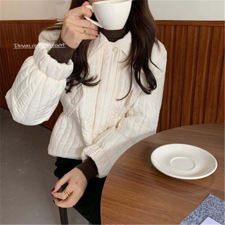 【今だけ数量限定大特価セール!!】韓国ファッション 人形の襟 怠惰な風 トレンド sweet系 ダウン