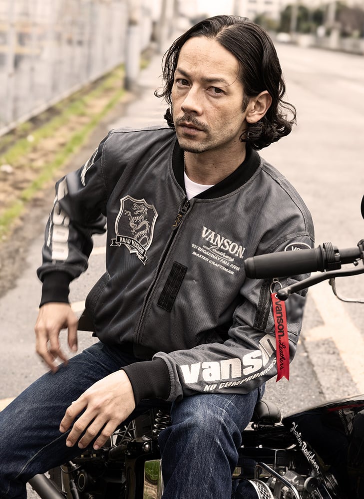VS26101S メッシュMA-1ジャケット | vansonleathers