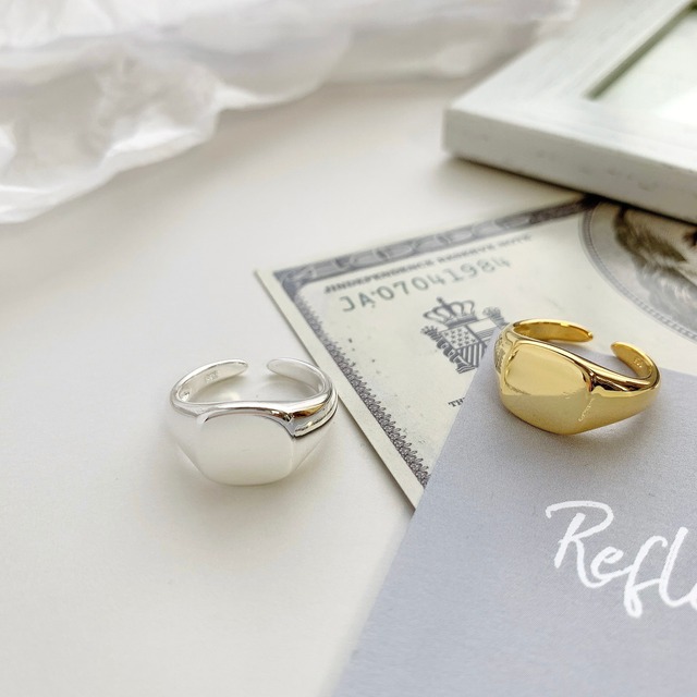 S925 Signet ring