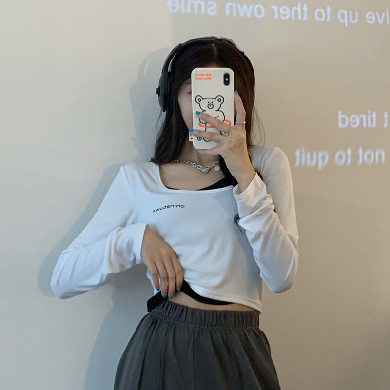 スプリングスリム薄手ショートホワイト ロング シャツ 春物 Tシャツ スーパーモール34738512618