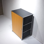 USMハラー キャビネット サイドボード 収納 棚 パネル収納 扉付き スチールフレーム モダン ミニマル