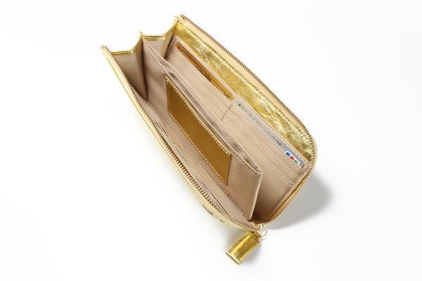 rena】【豊岡製】◇純金銀箔革製品・限定生産☆スペイン牛革（仔