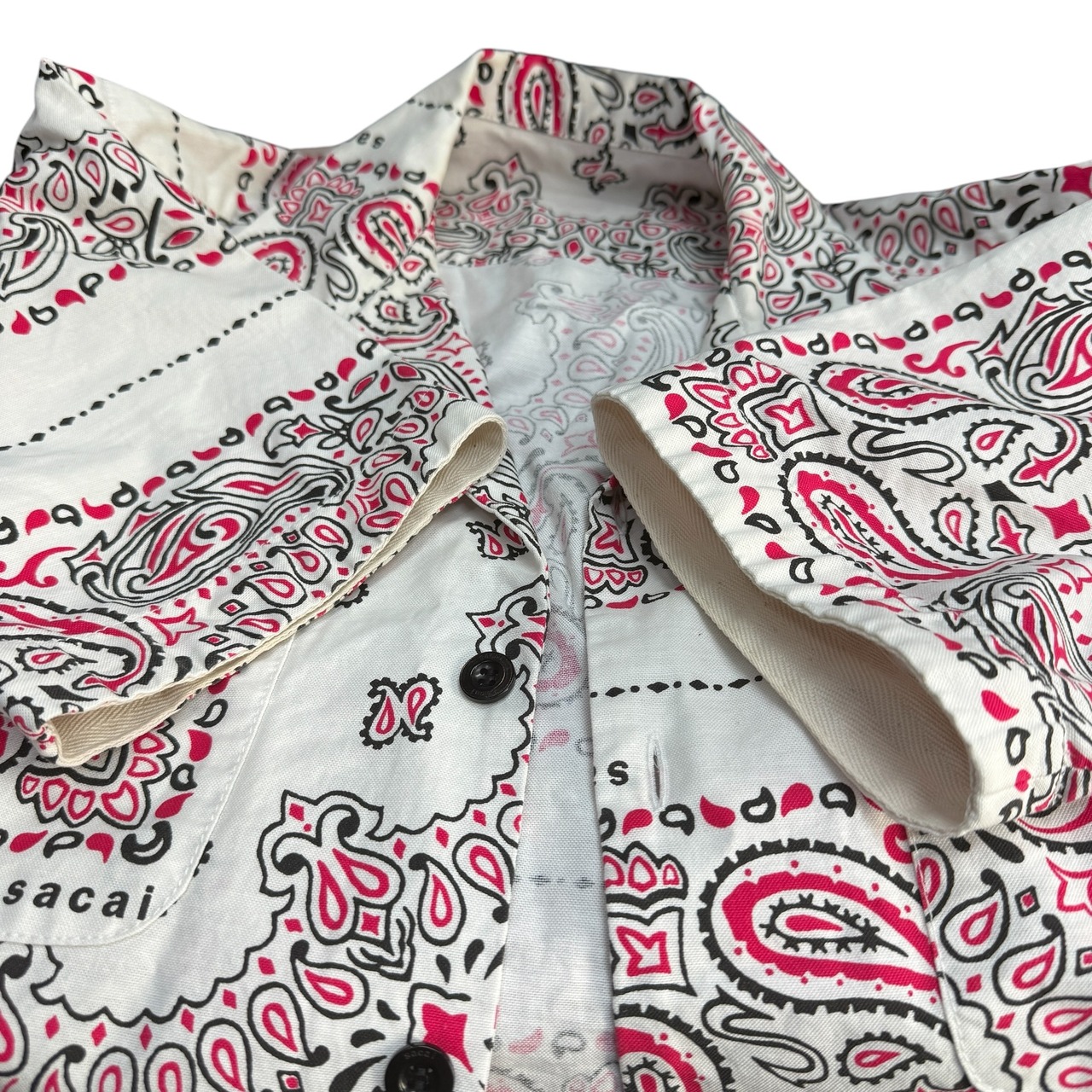 【sacai】サカイ 22SS Bandana Print Shirt