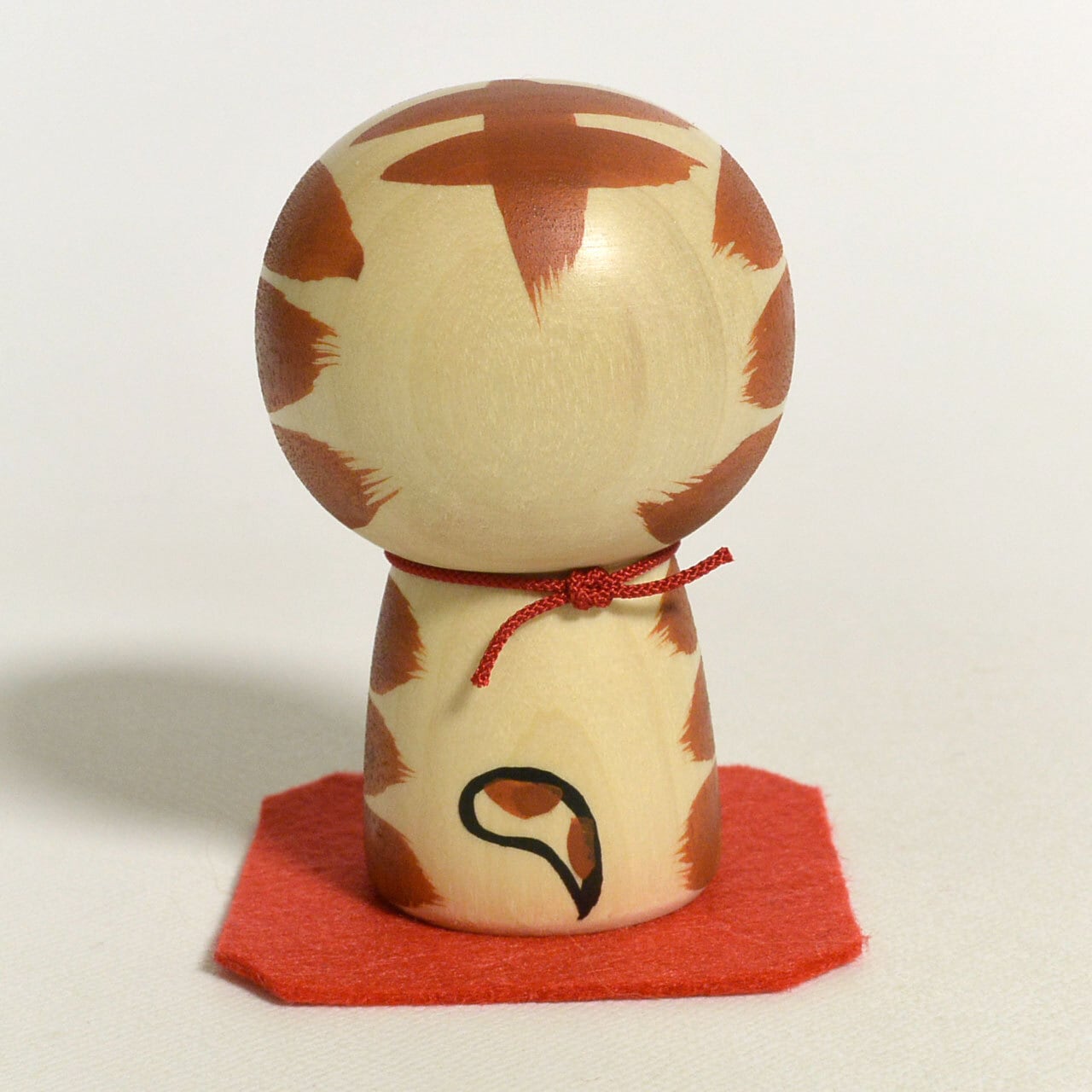 福ねここけし 約2寸 約6cm 鈴木敬 工人（作並系）#0359 | コケシア
