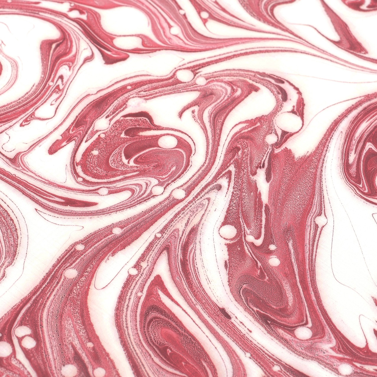 「Rich Rudy〜真珠と赤い唇〜」マーブル柄×ドット　セオアルファ