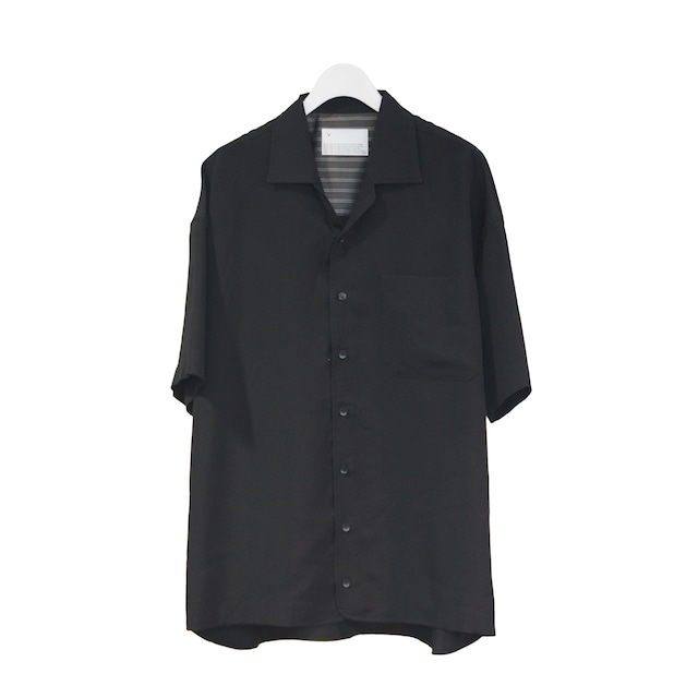 SOFT DRAPE MODAL HALF SLEEVE Shirts(BLK)