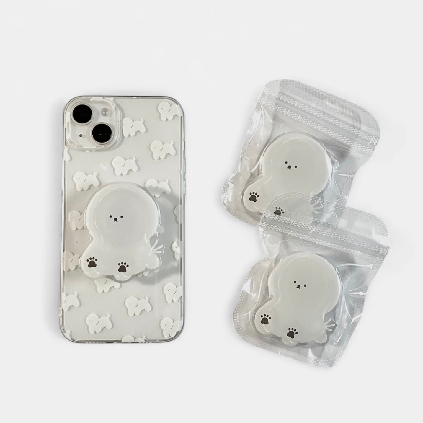 スマホグリップ(お座りビション) | SANBON MARKET