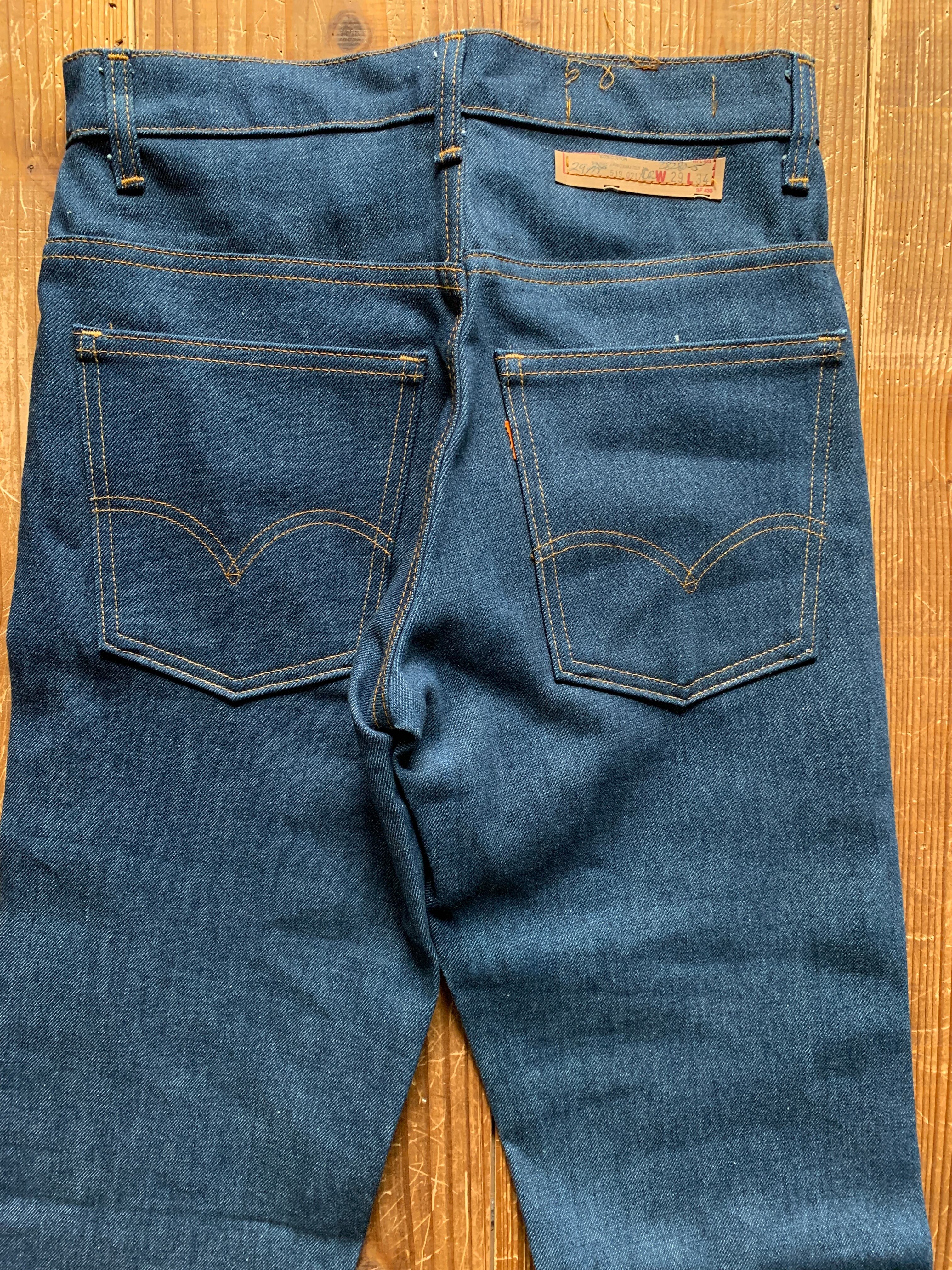 70's Levi's 519-0217 デニムパンツ DEADSTOCK 表記(29×34) USA製