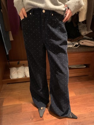 (予約)poster / Corduroy Dot Denim