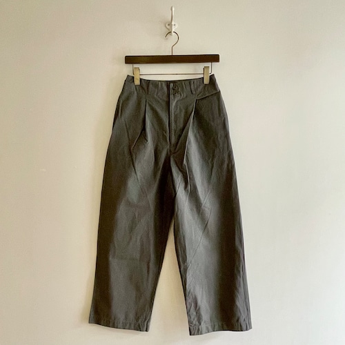 C30517 【Birkin】Weather Cloth Wide Straight Pants