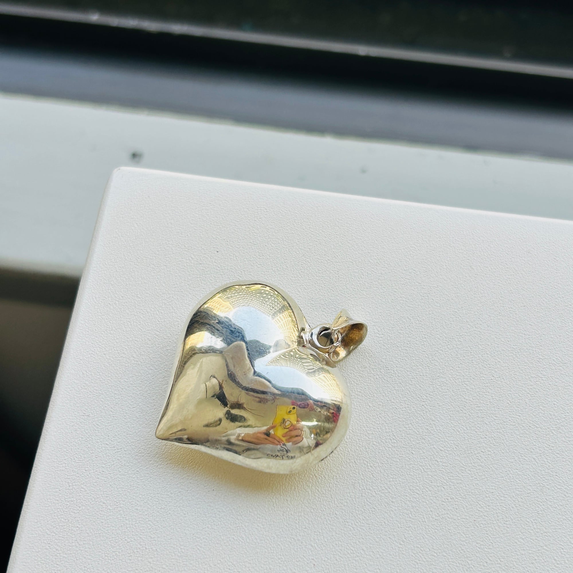 シルバー925 Puffy heart チャーム | Milo Antiques & Vintage