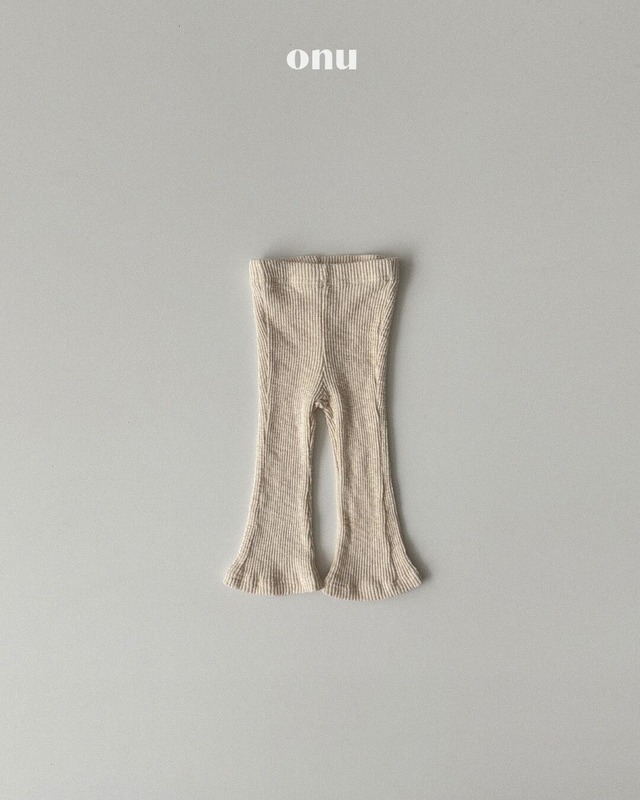 予約⌇onu/ Ribbed spandex pants