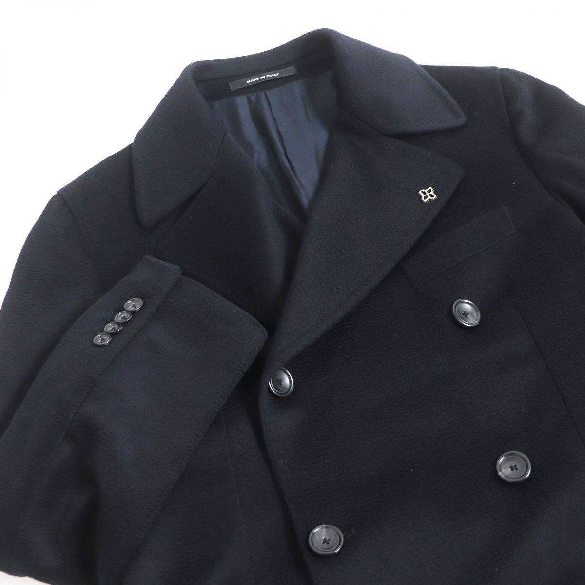 極美品 タリアトーレ ダブルブレストコート 46 ネイビー 試着程度BEAMS 