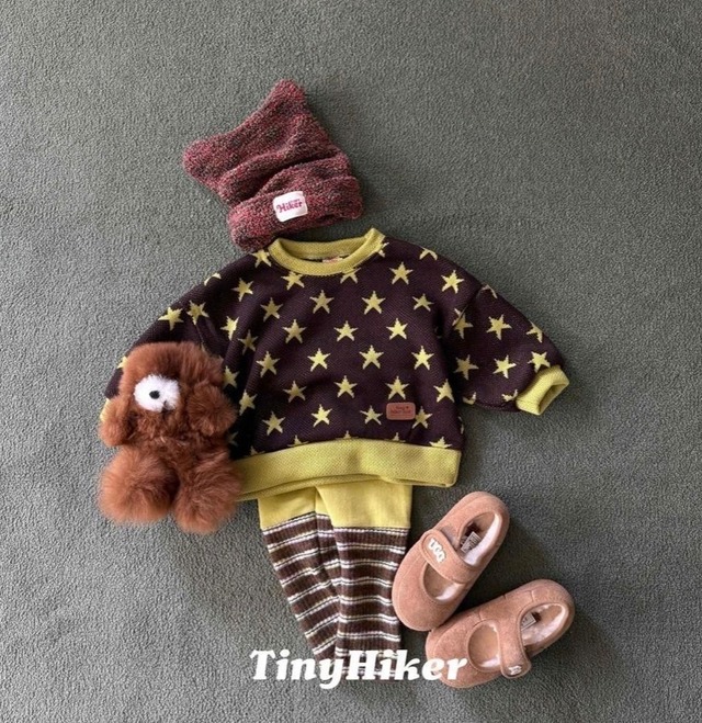 〚予約〛Stargram knit man to man <kids>