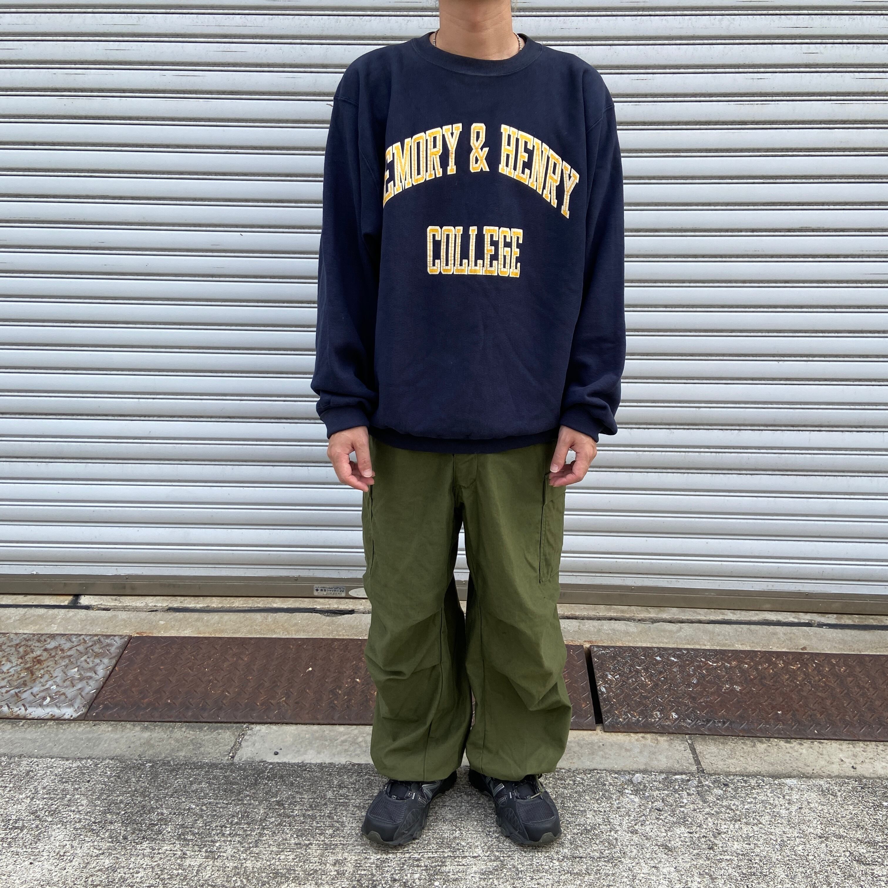 90s USA Champion リバースウィーブスウェット カレッジ 紺 XL | 古着 