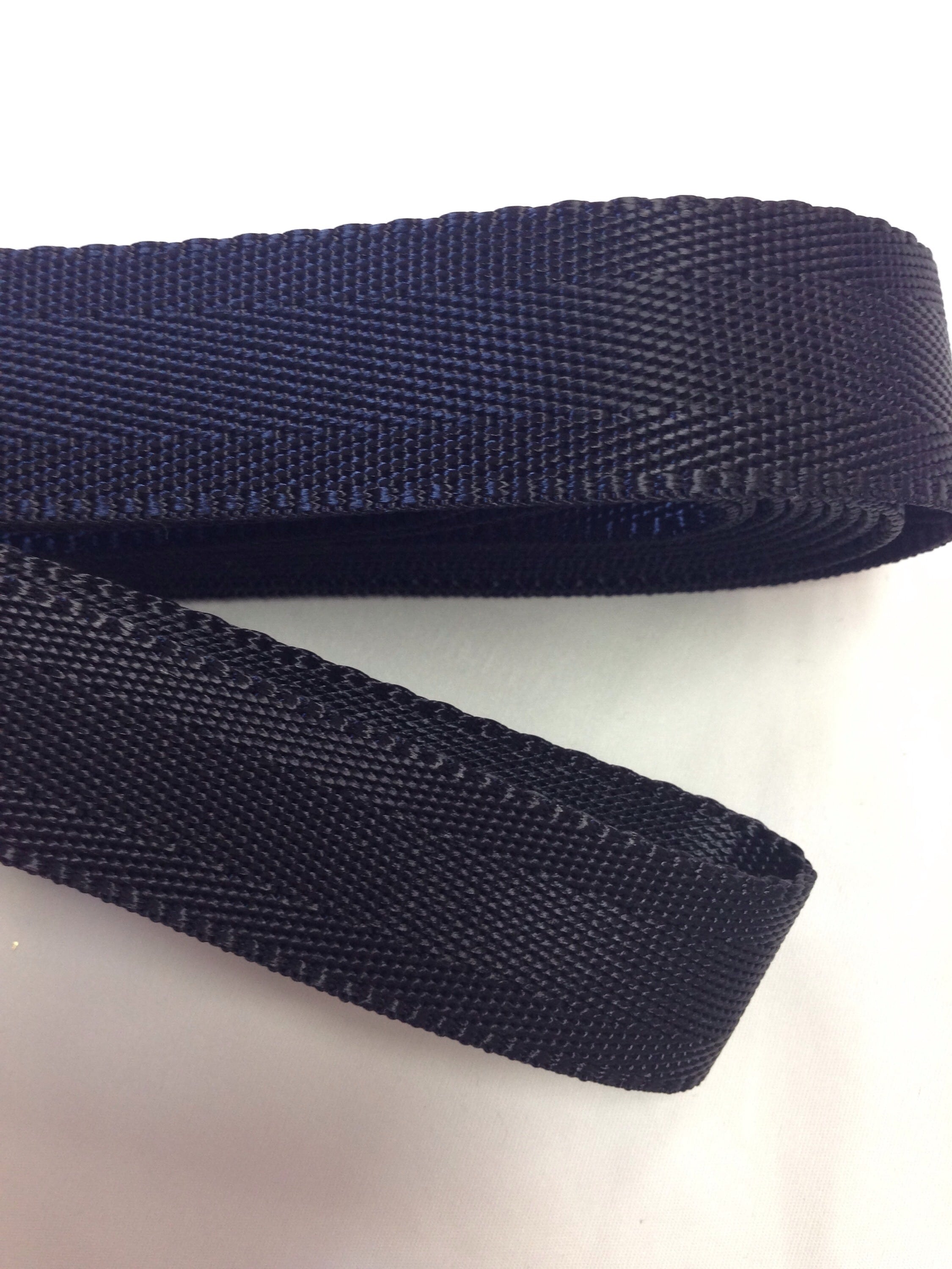 ナイロン ベルト シート織 25mm幅 1.3mm厚 5m 黒 | トーキョービニール