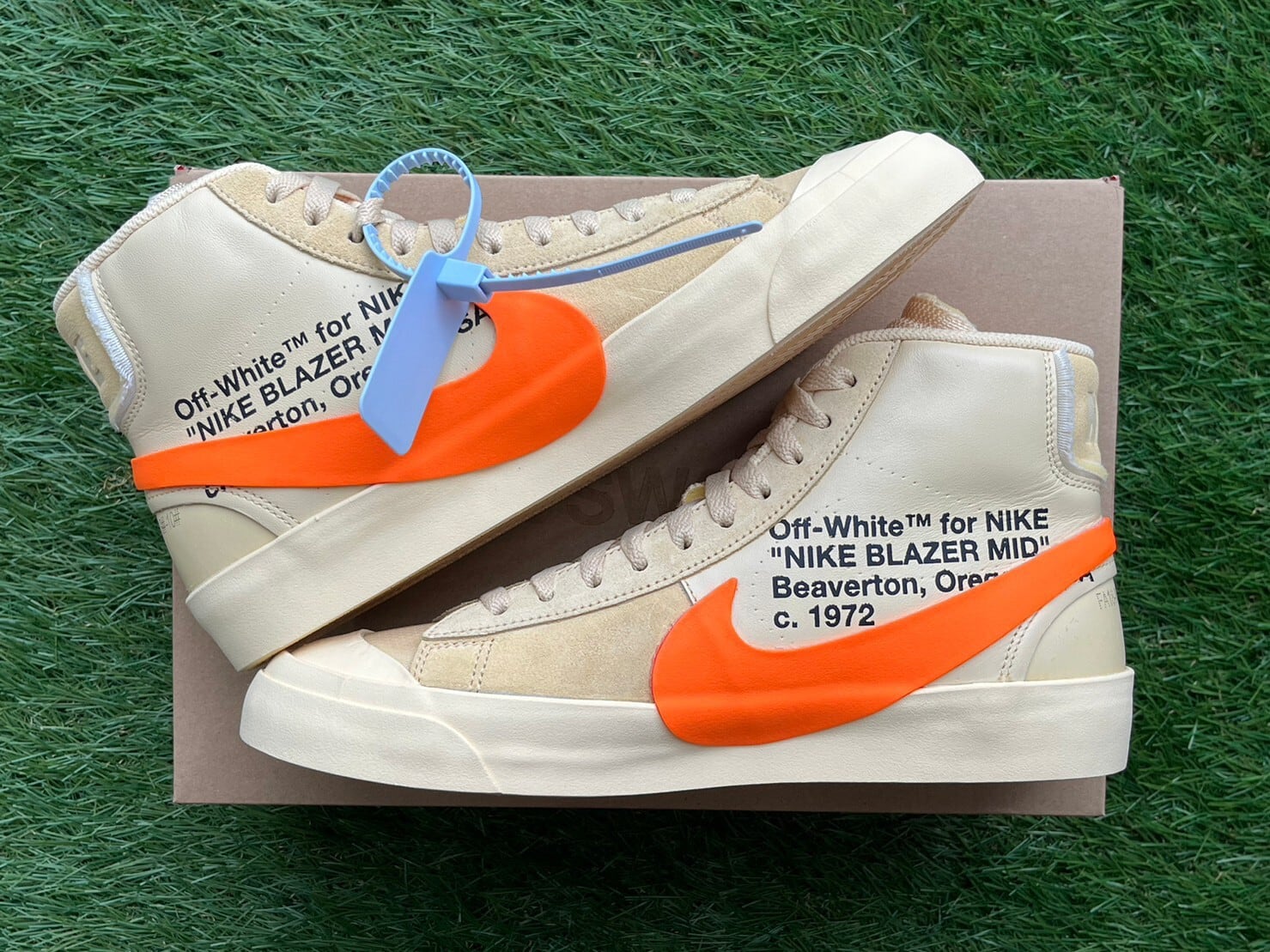 NIKE x OFF-WHITE THE 10 BLAZER MID ALL HALLOW'S EVE AA3832-700 ...