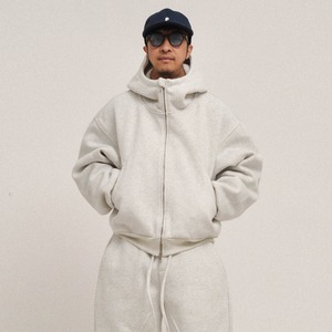 ボクシーフィット ジップアップ スウェットフーディー A1720