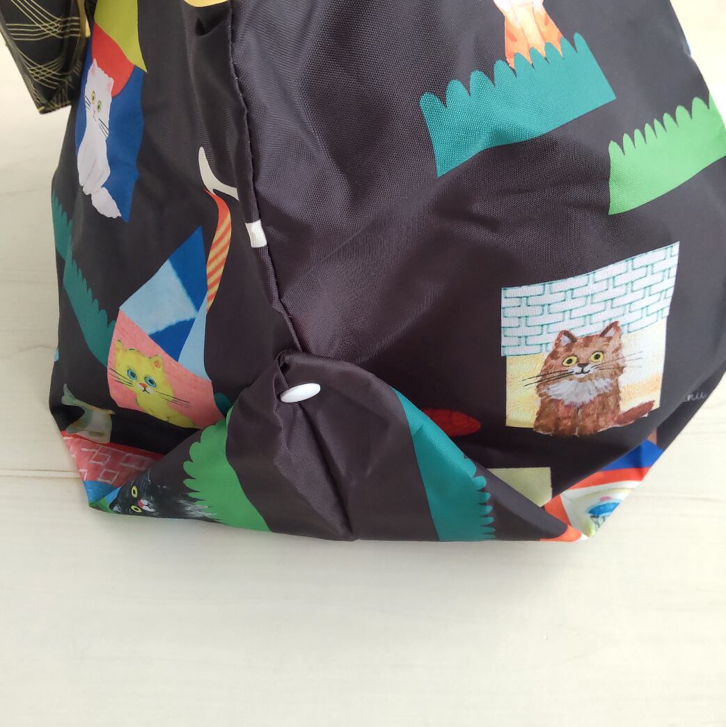 新品マリーニモンティーニ2wayエコバッグお家ブラックねこネコ猫