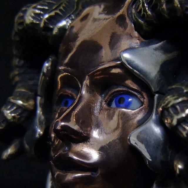 Succubus Ring copper face Glass Eye | BLIND RABBIT