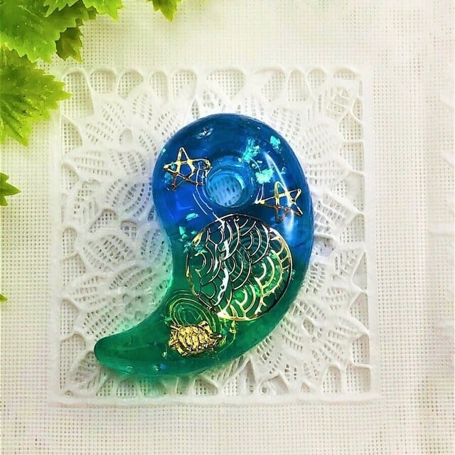 オルゴナイト勾玉【龍神】 | 亀中工房