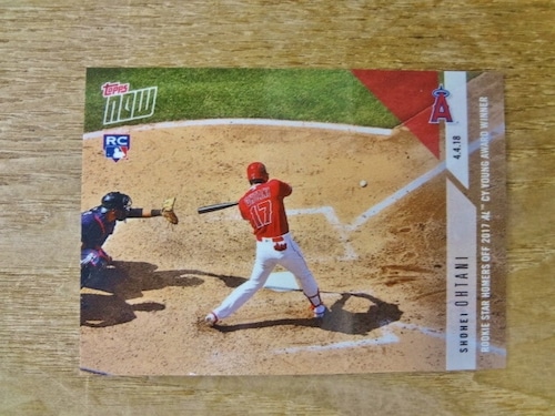 2018 TOPPS NOW 大谷翔平 04.04.18 RC ( 英語版 )