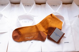 Long hose "Herringbone" (V30) Orange colors