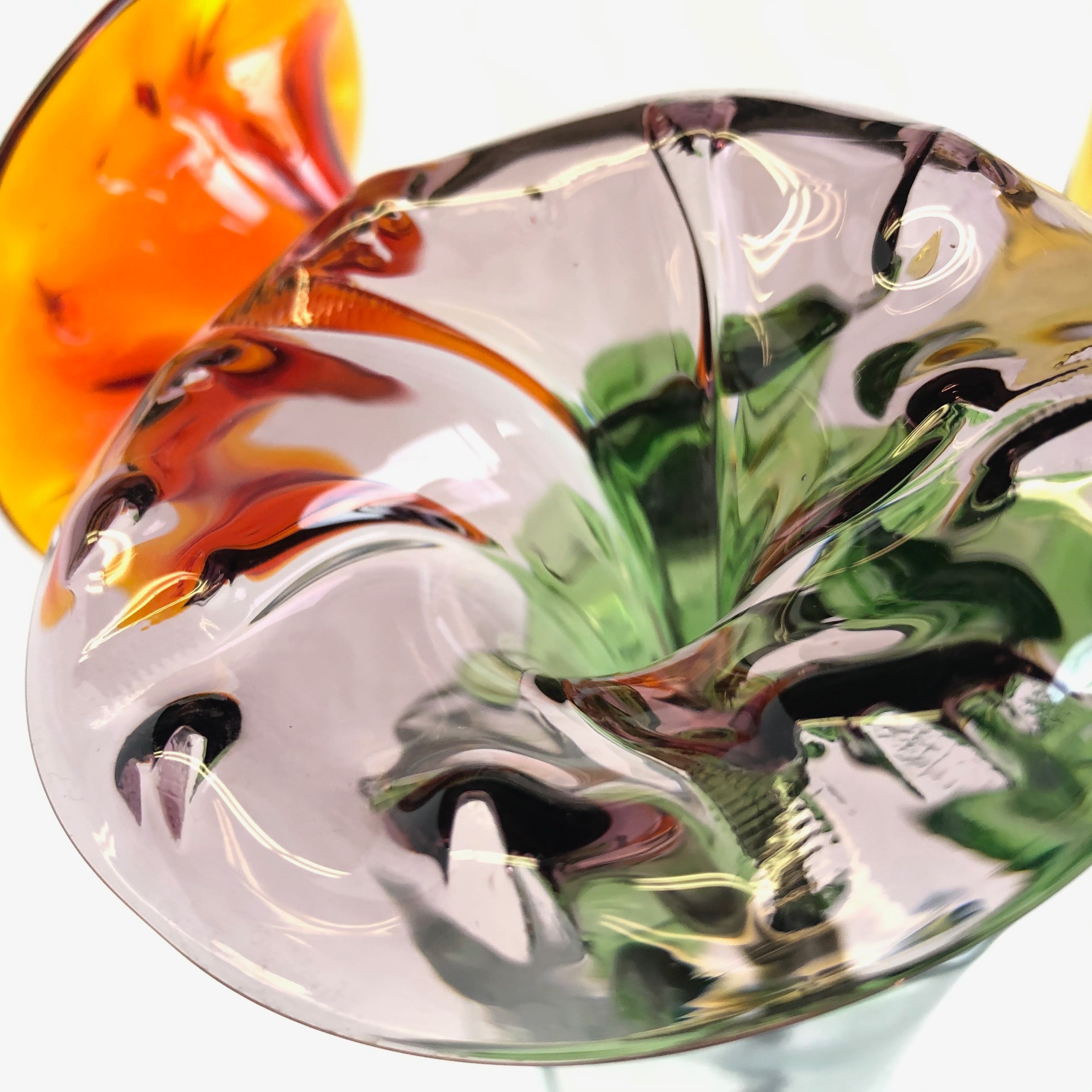 家具・インテリア花瓶　花器　ガラス　オブジェ　置物　インテリア　工芸品　美術品　A2993