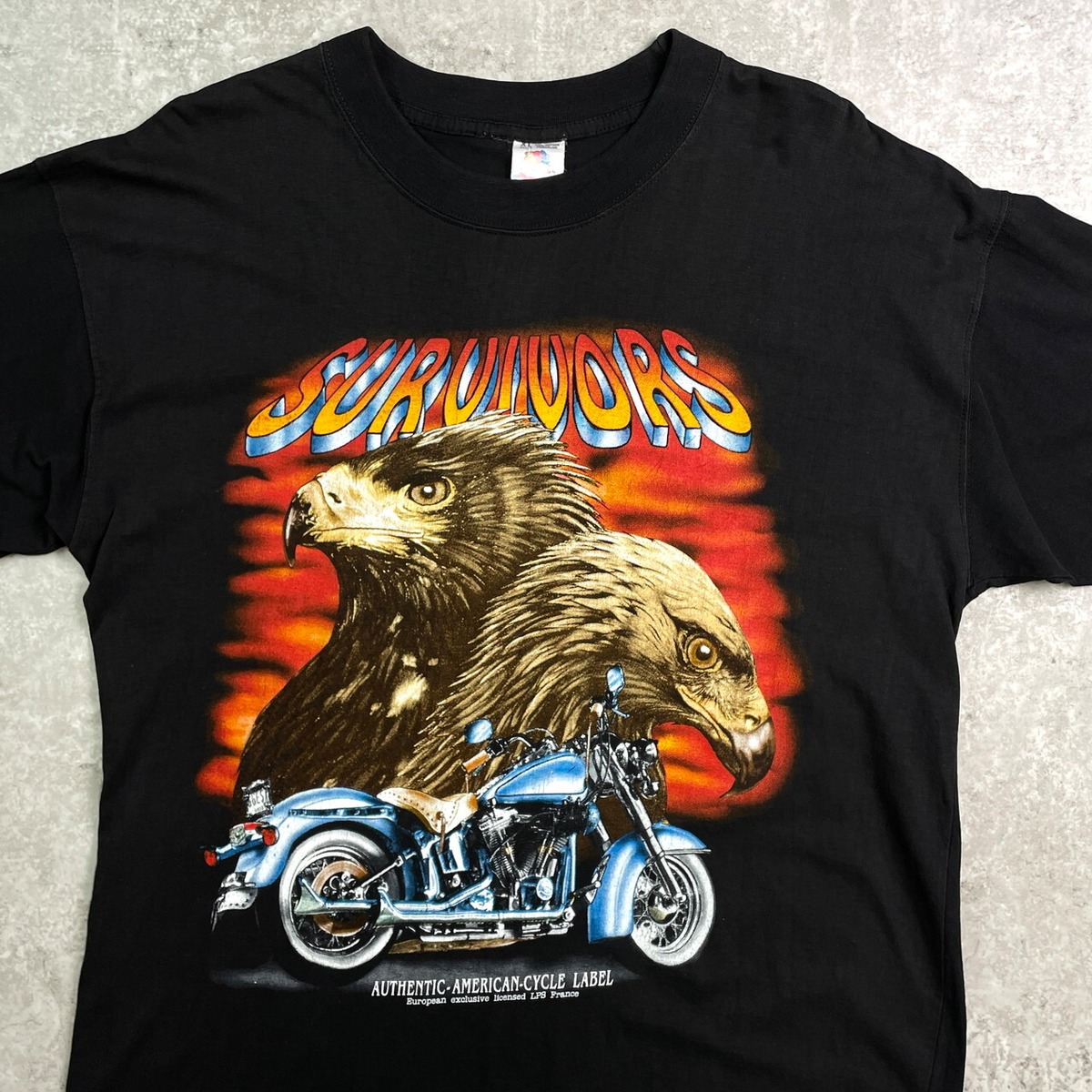 90年代 USA製 AUTHENTIC AMERICAN CYCLE LABEL モーターサイクル 