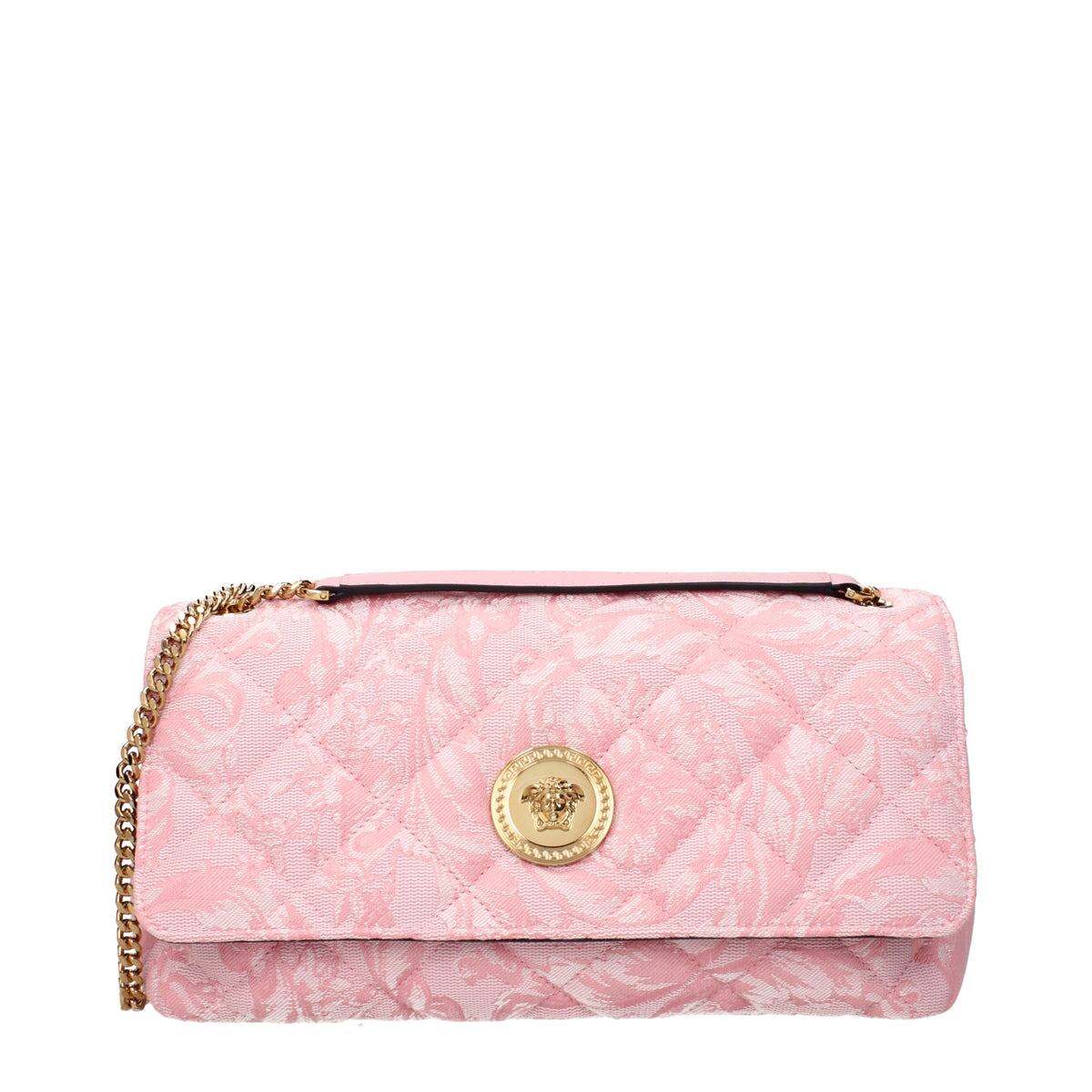 【新品】VERSACE ヴェルサーチェ レディース ショルダーバッグ ファブリック ピンク 10133531A159111P56V