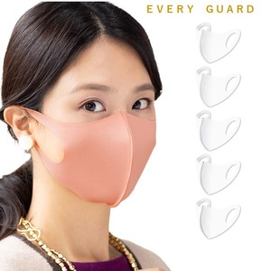 ホワイトマスクをもっとオシャレに　EVERY GUARD カラフルステッチマスク2枚セット