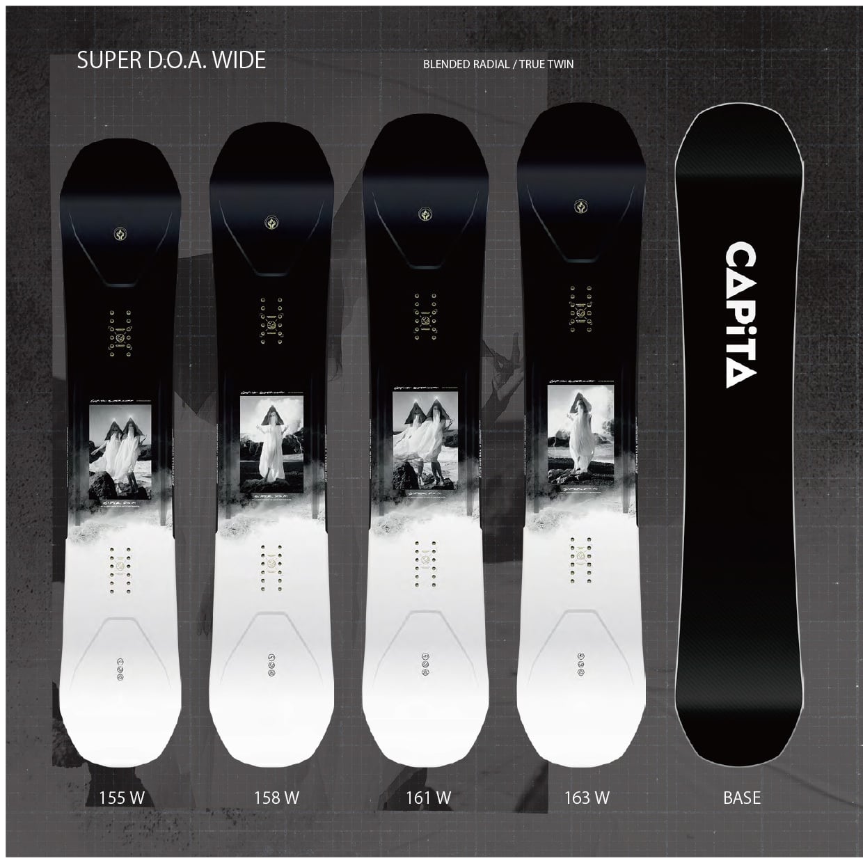 CAPITA SUPER DOA 22-23キャピタ スノーボード 154センチ 23-24年 