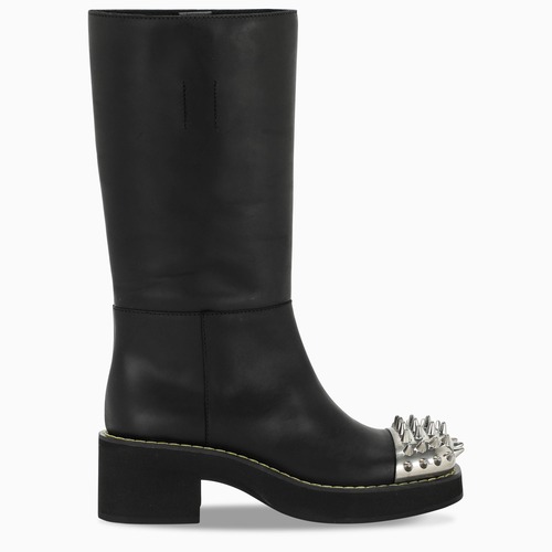 MIU MIU　STUDDED COMBAT BOOTS