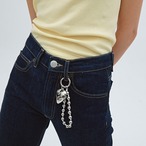 Heart & Ball Strap Keychain(ME097)