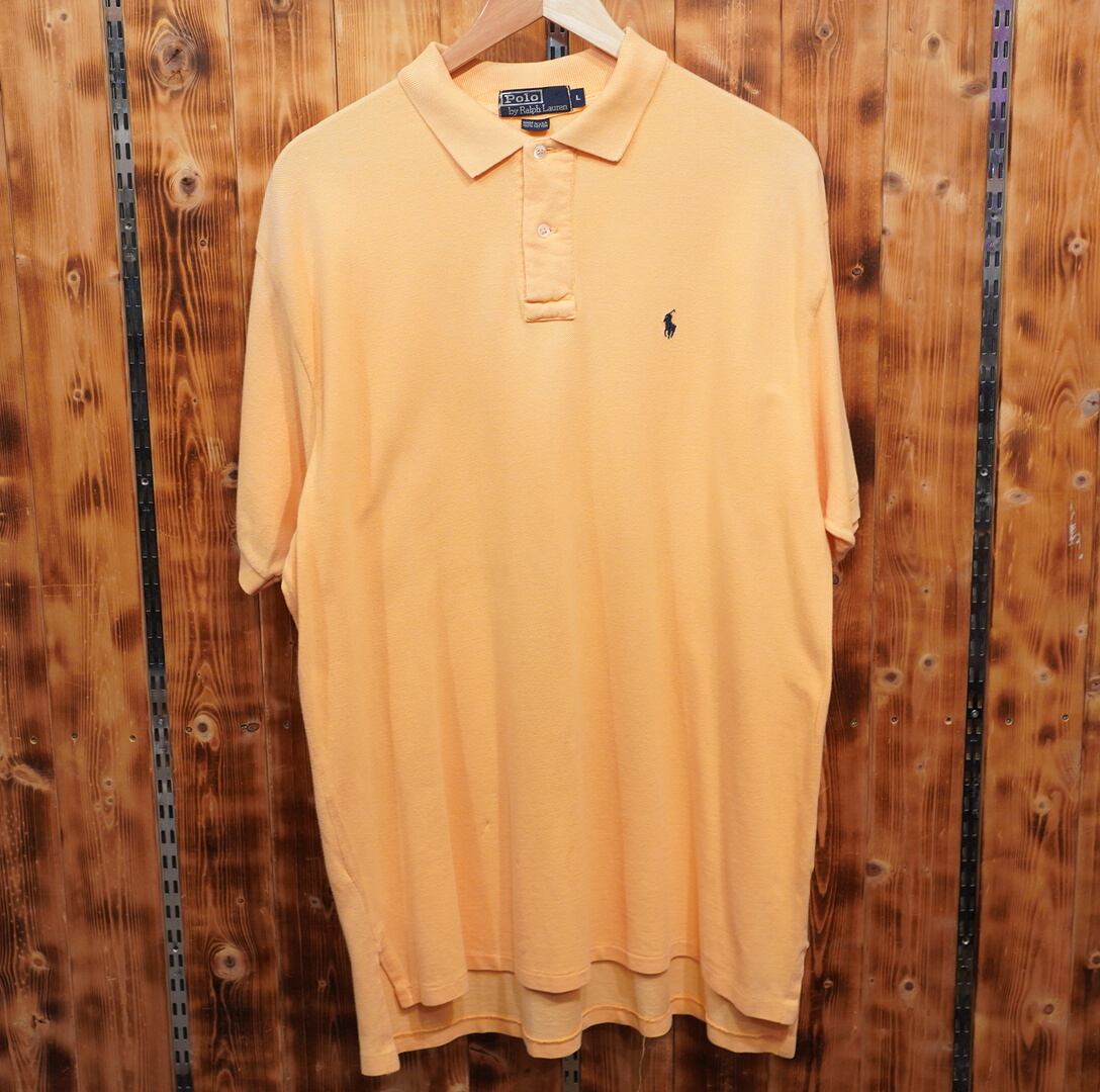 90s ralphlauren USA製 ポロシャツ L/ラルフローレン