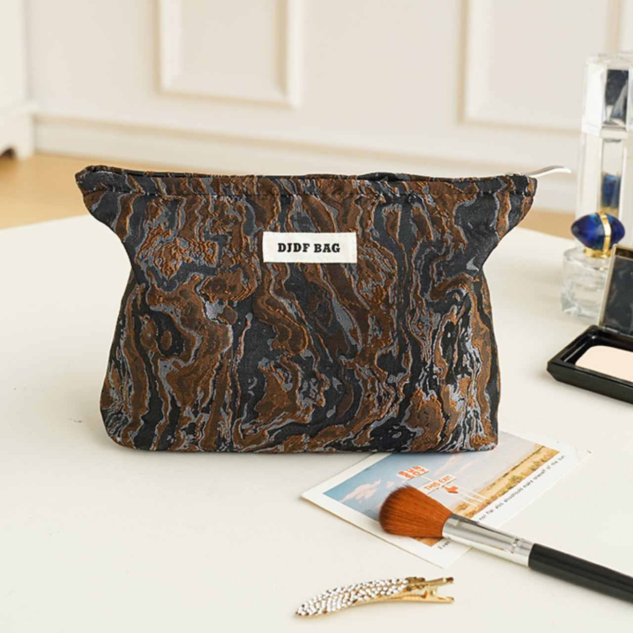 Marble art design pouch S1774