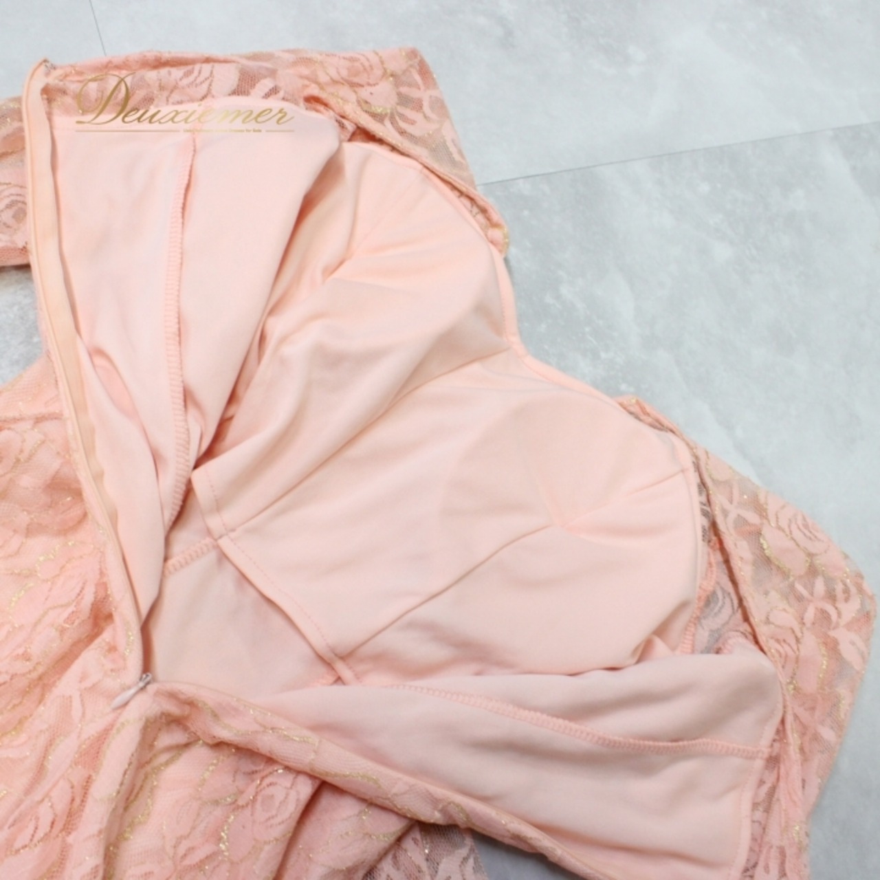 社交ダンス 衣装 スタンダード ドレス ワンピース パーティ衣装 女性用 レディース オールシーズン Leirena レイリーナ 花柄 レース フロート フェミニン コーラルピンク 軽やか 流れる 機能的 デザイン 上品 春夏秋冬 結婚式 二次会