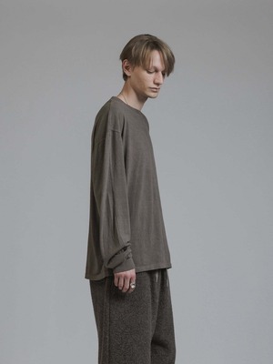 【26AW | MEN】 THE VIRIDI-ANNE ザヴィリディアン / SILK L/S T-SHIRT  / Tシャツ /  VI404601
