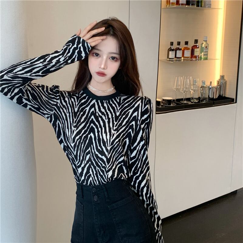 プリント柄Tシャツ シャツ スタイルトップス ロング 1号婦人58136106761