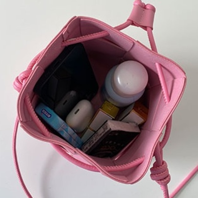 ステッチデザイン バゲット ミニバッグ 7color 10435