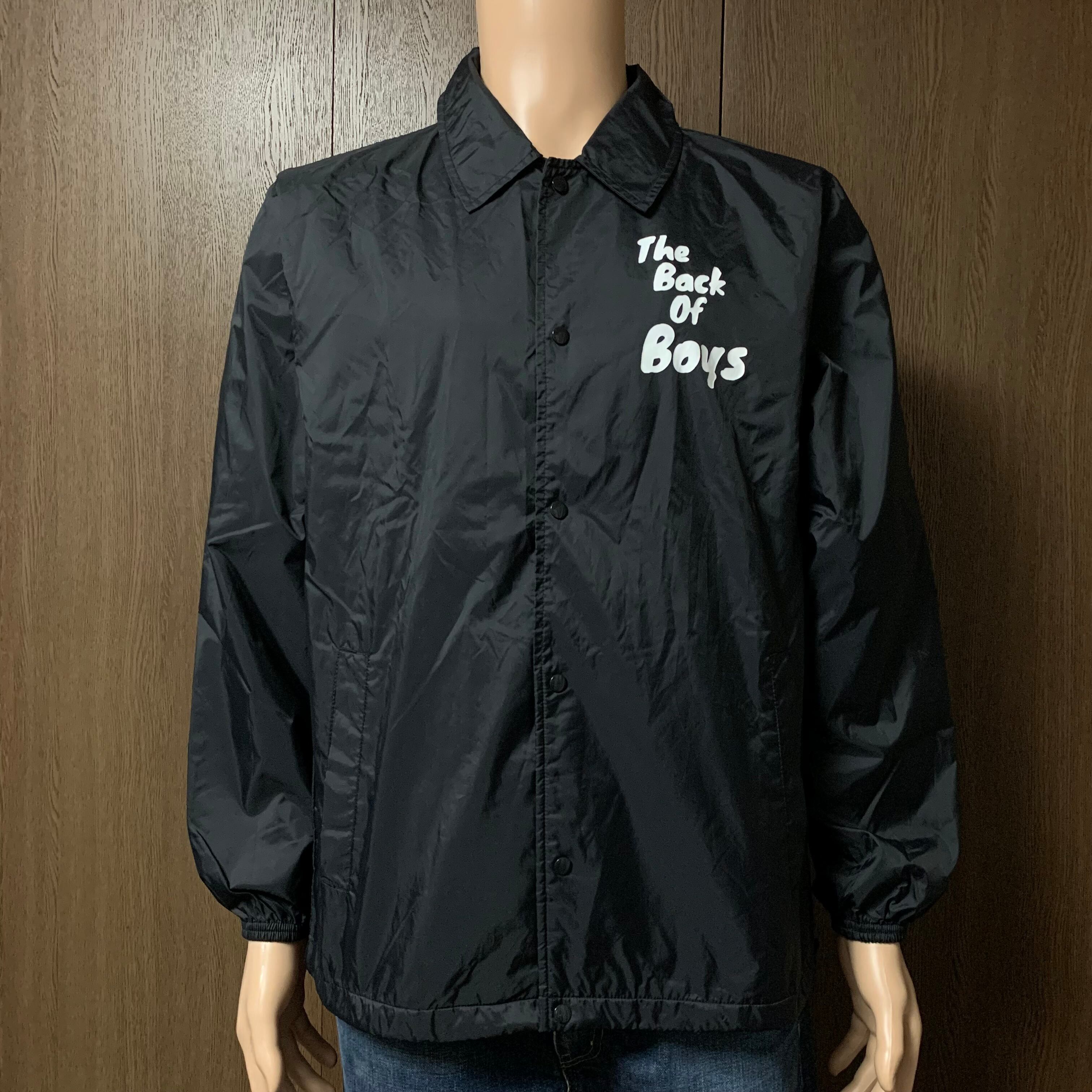 The Back Of Boys 両面ロゴプリントコーチジャケット