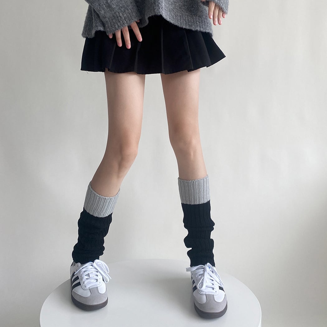 メール便】バイカラーレッグウォーマー／socks017 | DAY CLOSET