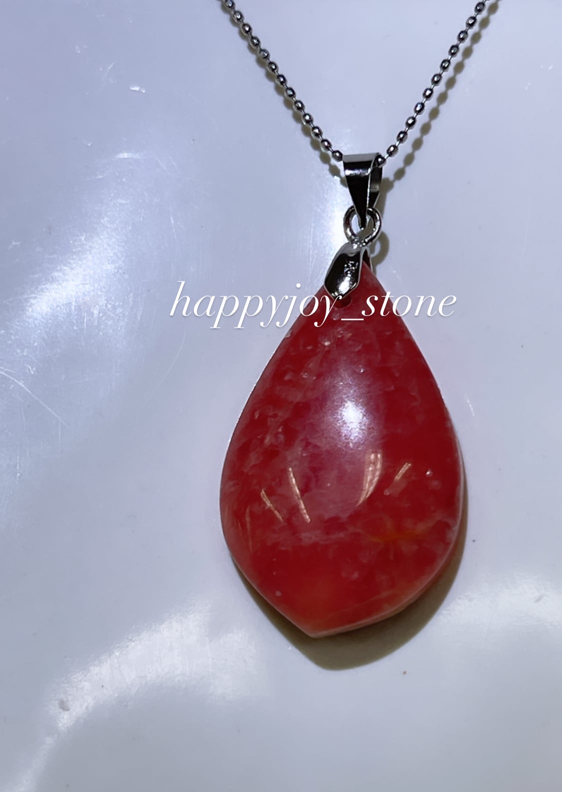 高品質！！しずく型インカローズペンダントトップ ※チェーンなし