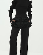 CLANE FRILLED SLACKS