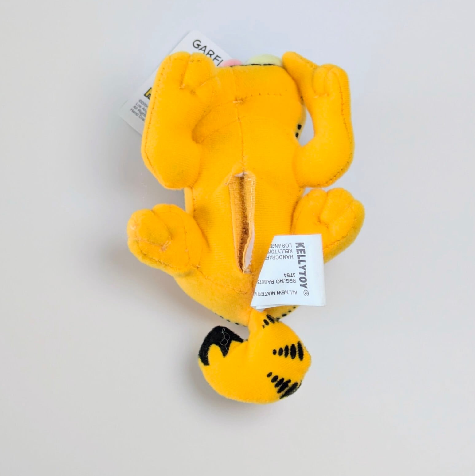♧ ☆ VINTAGE2004 ☆【ガーフィールド(Garfield)ぬいぐるみキーホルダー】PLUSH KeyHolder 2004年製〚アメリカン雑貨 アメトイ〛
