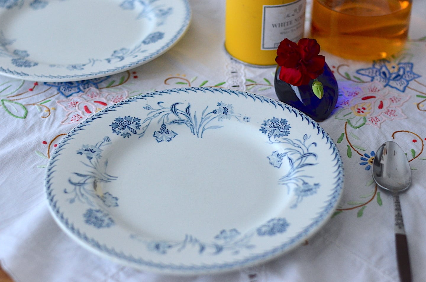 フランス アンティーク ディナープレート（Faïencerie Keller et