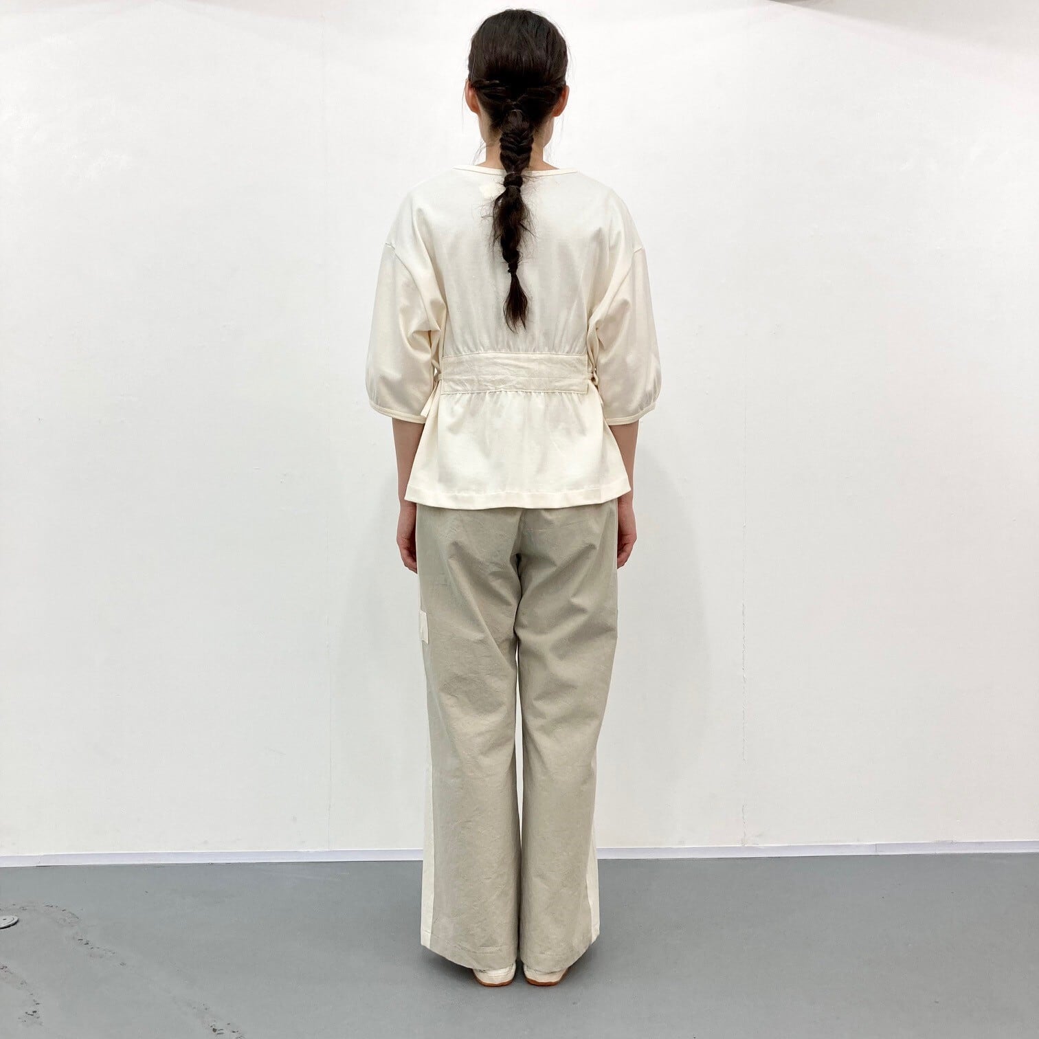 暮chic by futatsukukuri / クロスラインパンツ(Gu) | new 暮chic by futatsukukuri / クロスラインパンツ(Gu) | new