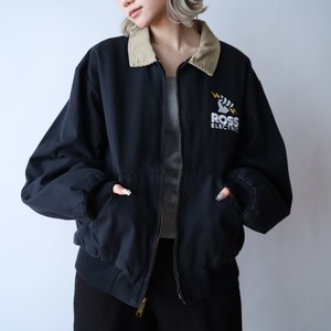 " King Louie " over silhouette switching design duck jacket