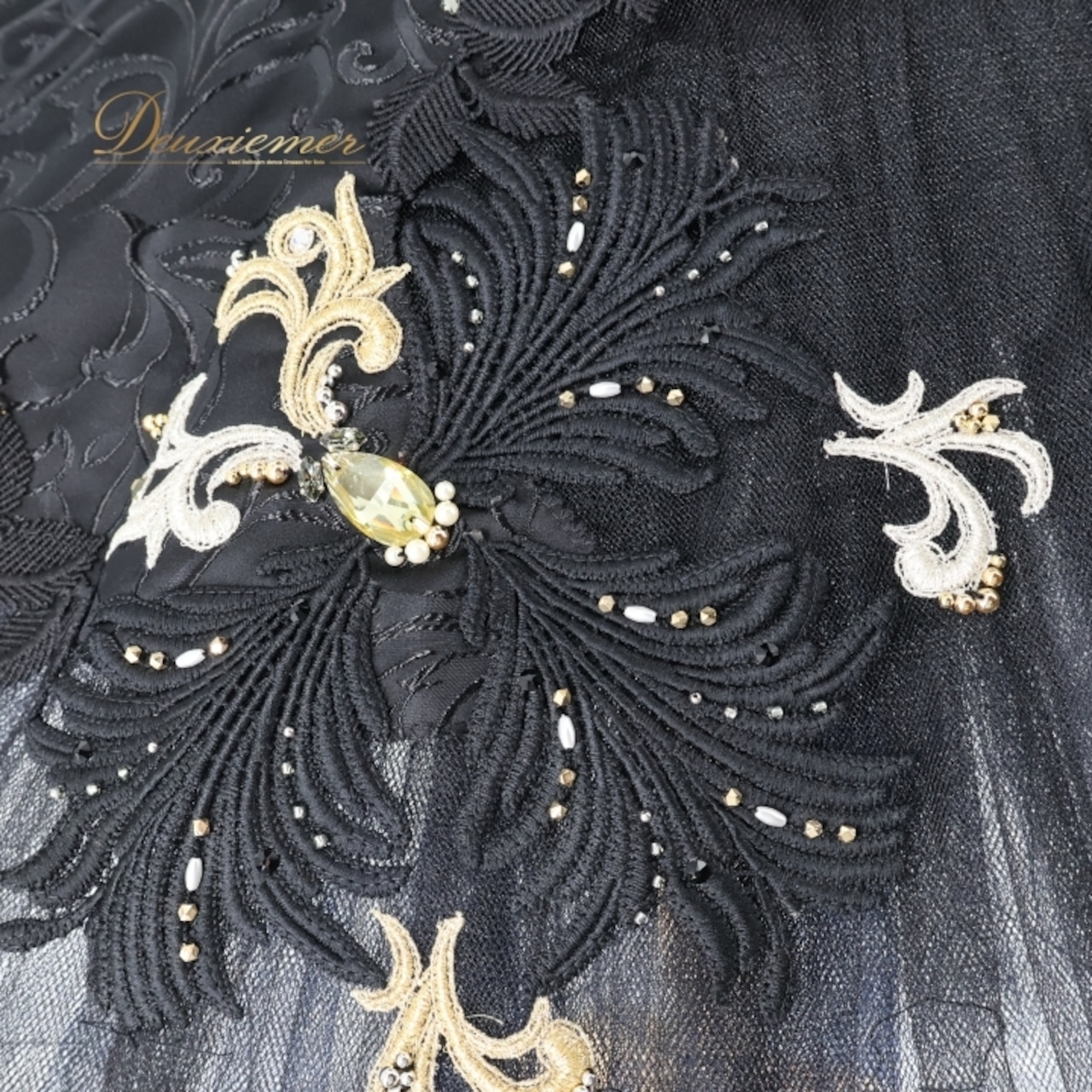 バレエ 衣装 チュチュ 黒鳥 白鳥の湖 黒 コンクール 発表会 ジュニア チュール ダンス パーティ ゴールド 金 ブラック系 バレエ衣装 チュチュ黒 コンクールドレス 発表会用 ダンスコスチューム ブラックチュチュ 子供用ダンス衣装 ゴールド刺繍