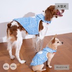 【puppygallery公式】Paisley Lover Cooling Tank top blue 4XL-5XL
